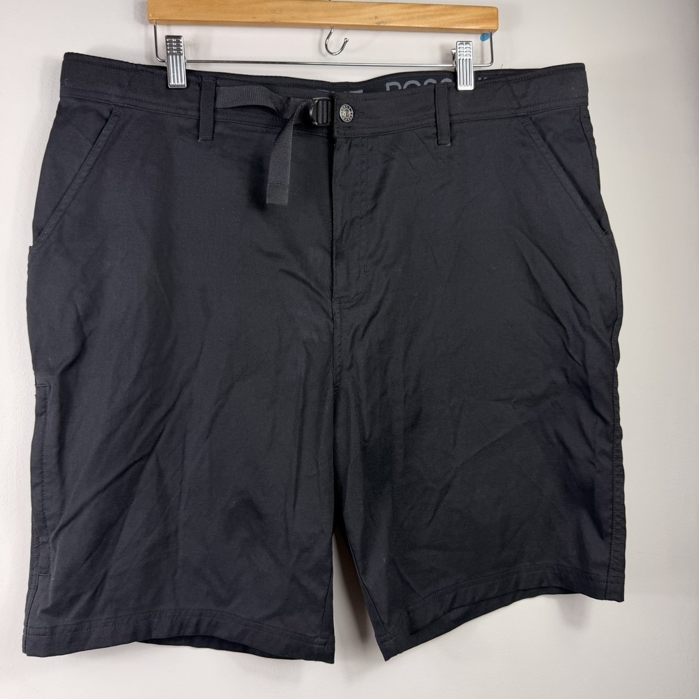 GERRY Men's Venture Stretch Cargo Shorts Black Size 40 Hiking Outdoor 9"